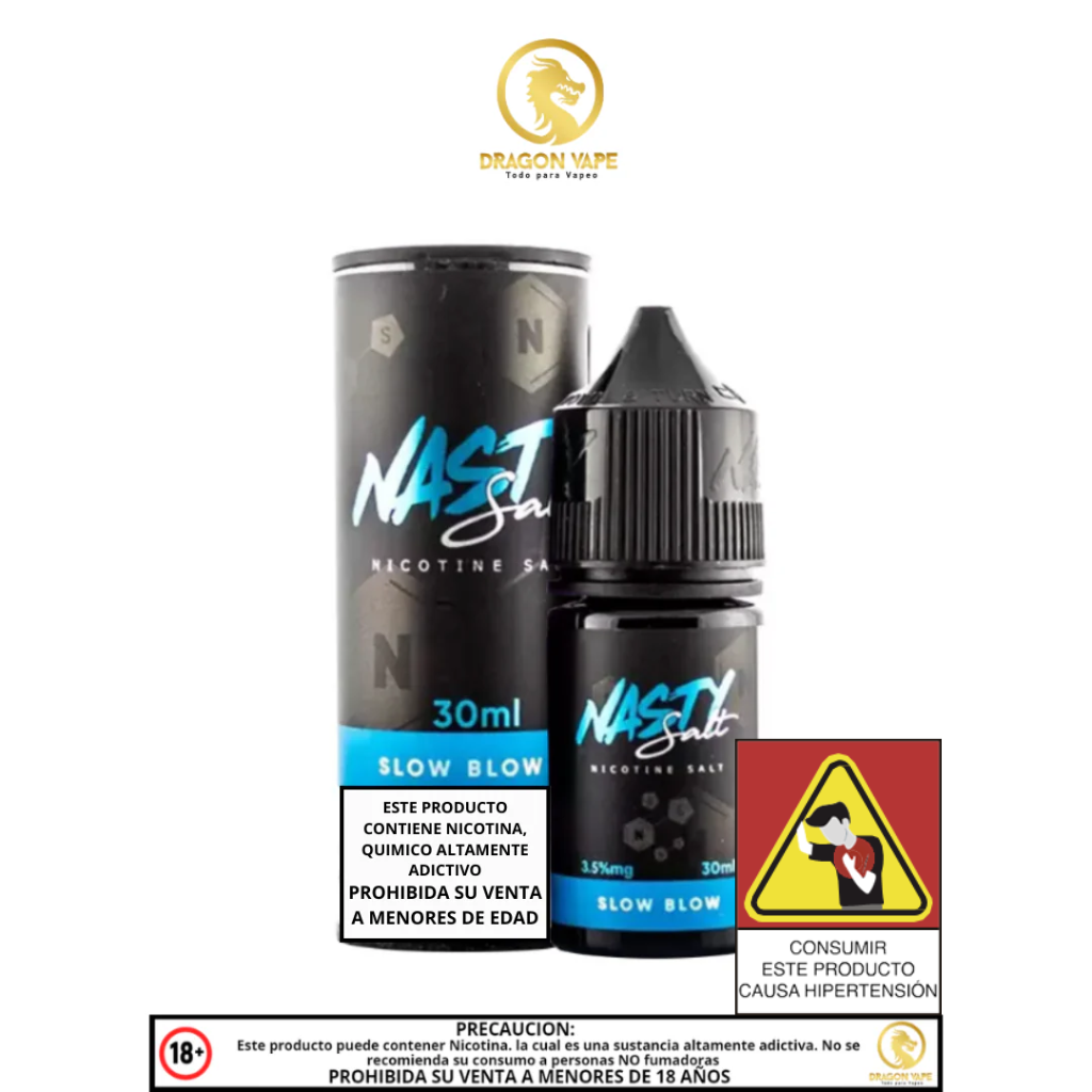Nic Salt Slow Blow | Nasty | Dragon | sales de nicotina | limonada | pia | tiendas de vape bogota | nasty juice Nic Salt Slow Blow | Nasty | Dragon | sales de nicotina | limonada | pia | tiendas de vape bogota | nasty juice