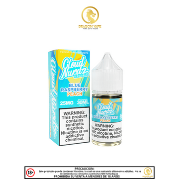 Cloud Nurdz | Blueraspberry Peach iced Salt