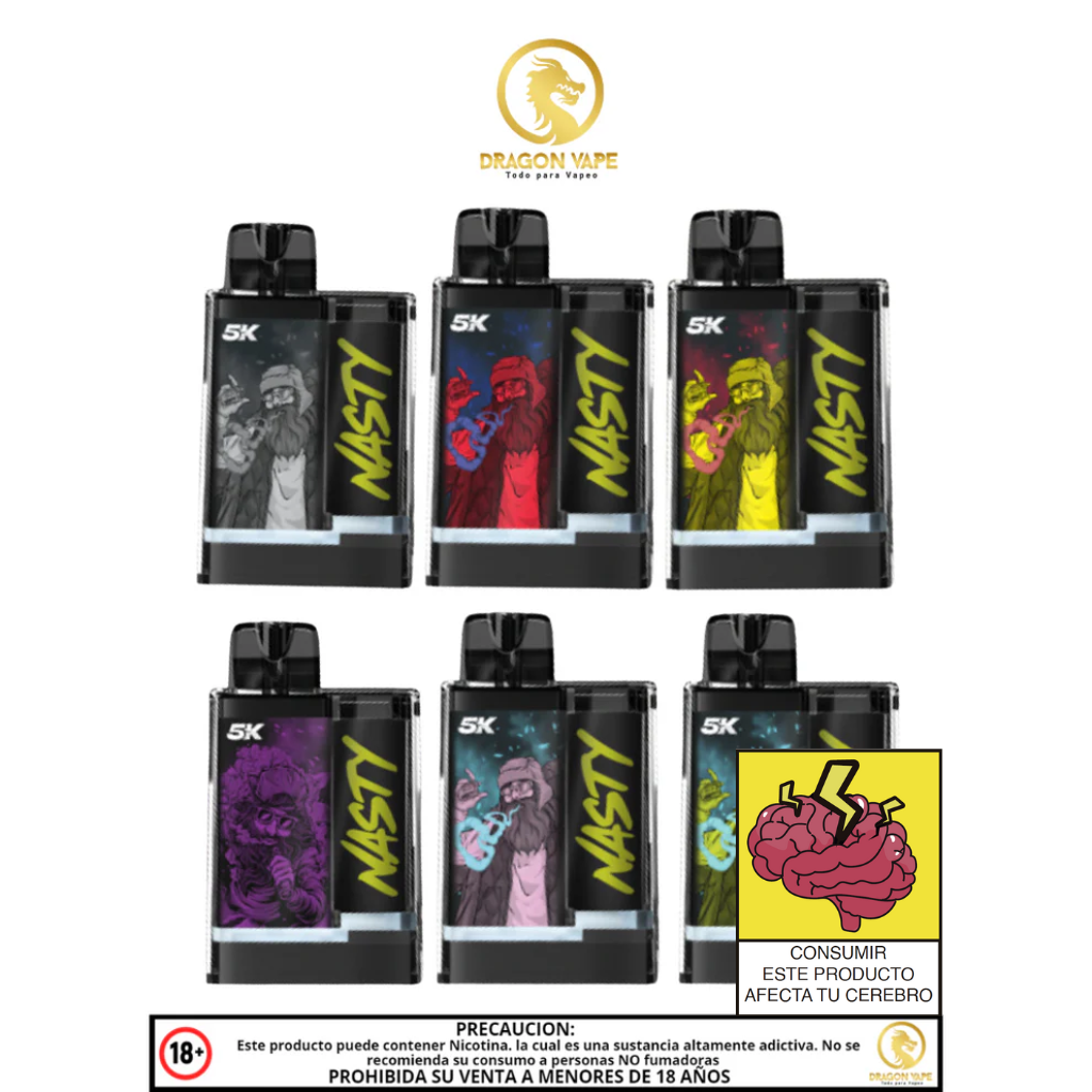 Nasty Crystal 5k 5.000 puff - Vape Desechable