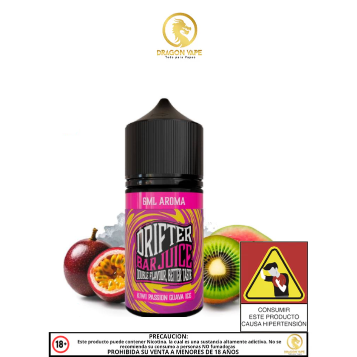 Drifter Bar Kiwi Passion Guava Ice - Salt 30ml