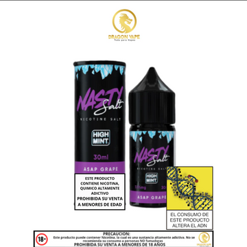 NASTY | Asap grape High mint Nic salt