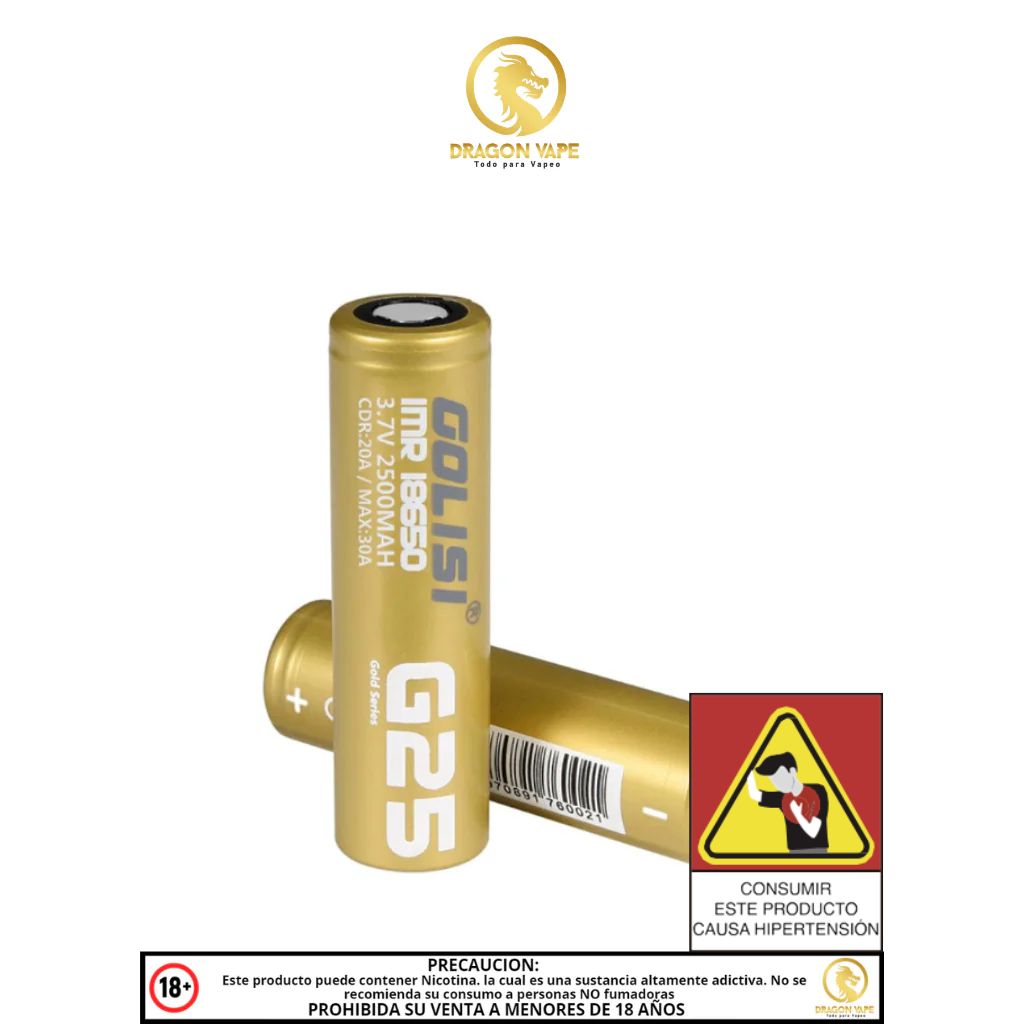 Golisi | G25 IMR 18650 2500 mAh