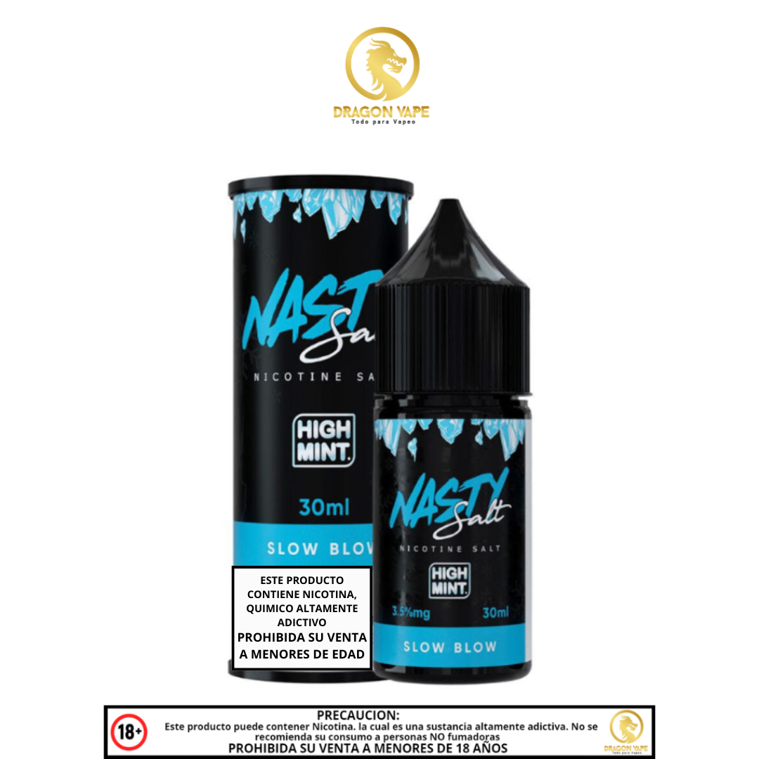 NASTY | Slow Blow High mint Nic salt