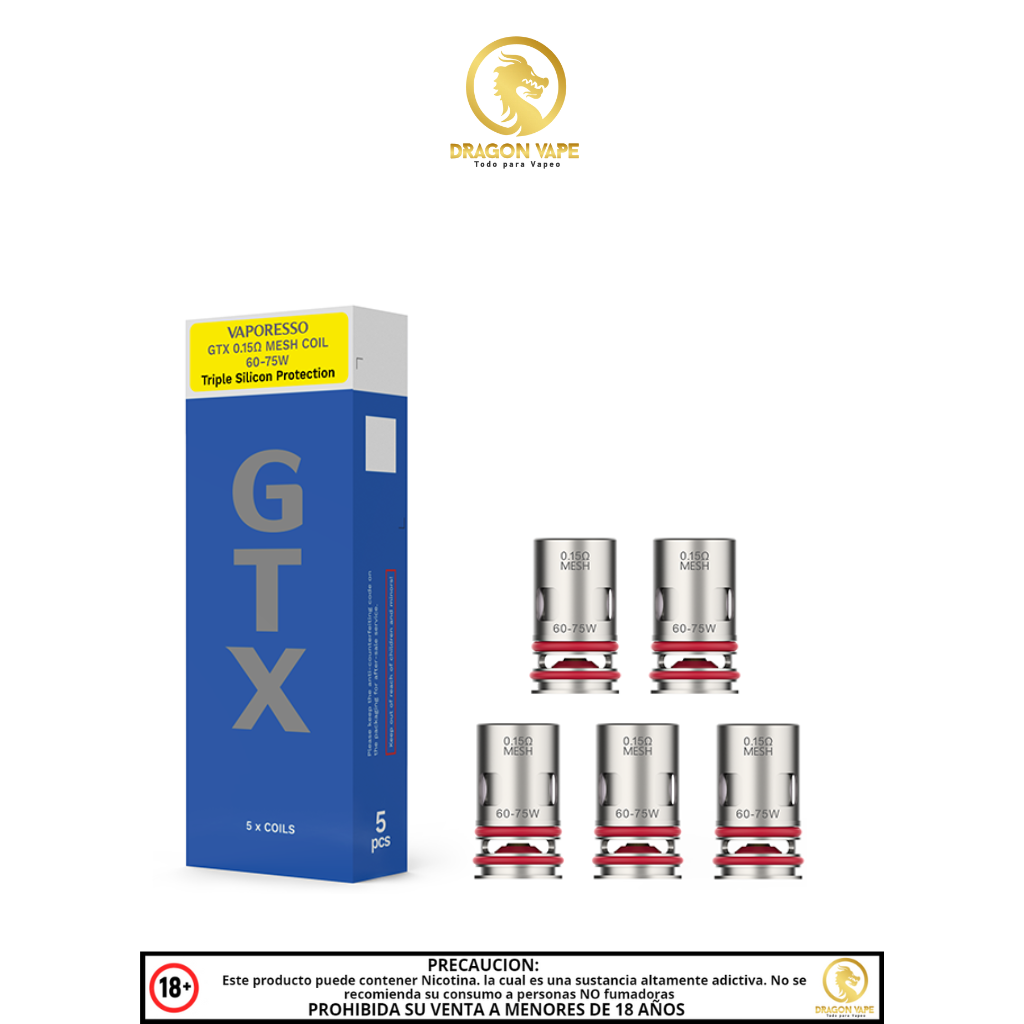 Vaporesso | GTX Coil - Resistencias