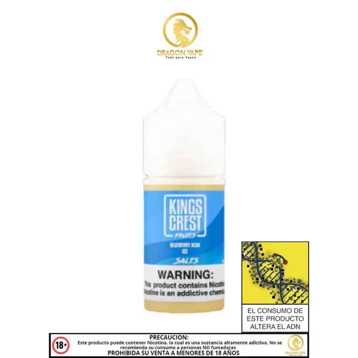 Kings Crest Fruits Blueberry Acai Ice - Salt 30ml