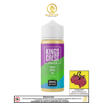 Kings Crest Fruits Grape Apple Ice - Base Libre 120ml