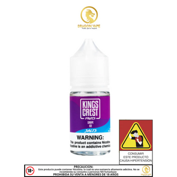 Kings Crest Fruits Grape Ice - Salt 30ml